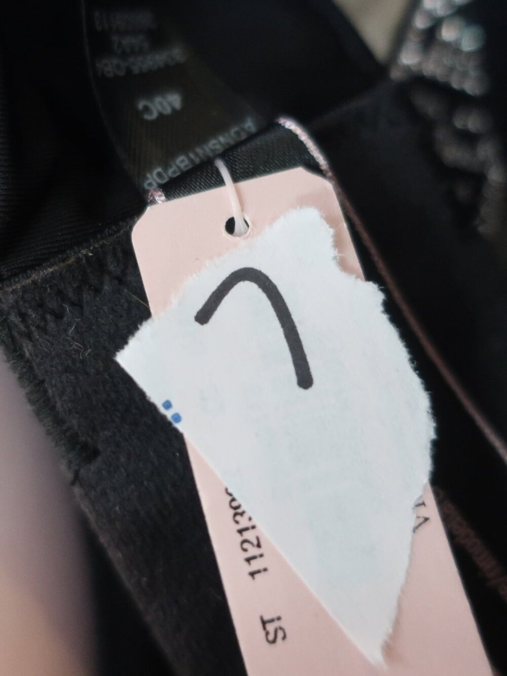 NWT Victoria's Secret Black Lot-2 Bedazzled Very Sexy Underwire Push-Up Bras 40C - Picture 8 of 8